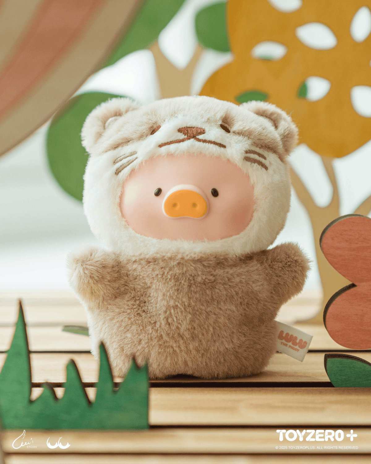 LuLu the Piggy Animal Party - Puppet Show PVC Face Plush Keychain (Blindbox) (Box of 6)