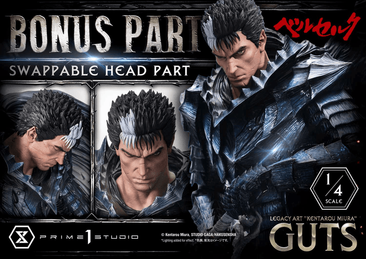 Legacy Art "Kentarou Miura" Berserk Guts 1/4 Scale Bonus Version