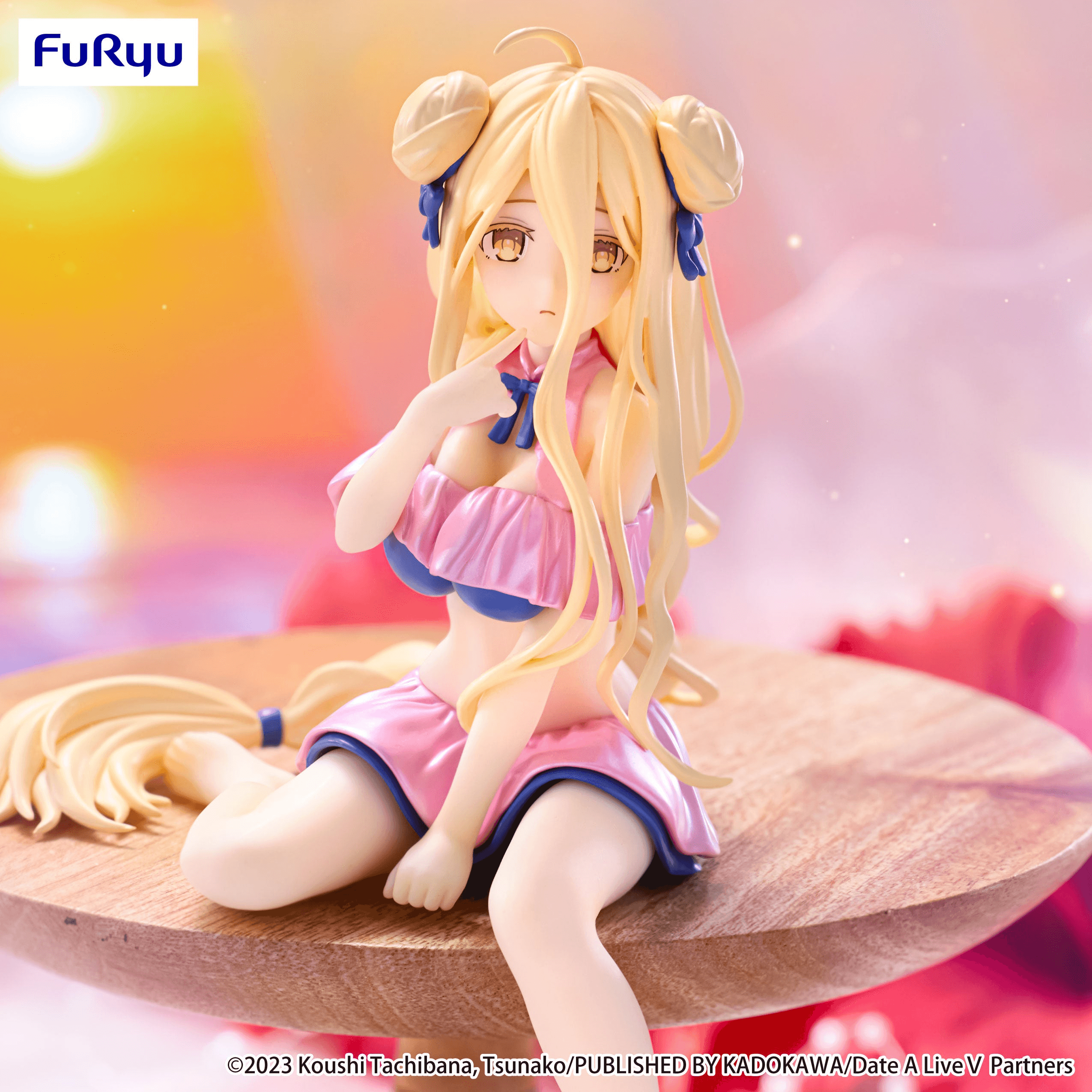 Date A LiveⅤ Noodle Stopper Figure -Mukuro Hoshimiya Swimsuit Pastel Pink Color ver.- | 4571623511687