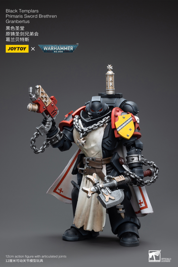 Joy Toy Black Templars Primaris Sword Brethren Granbertus(6973130373839)(6973130373839)