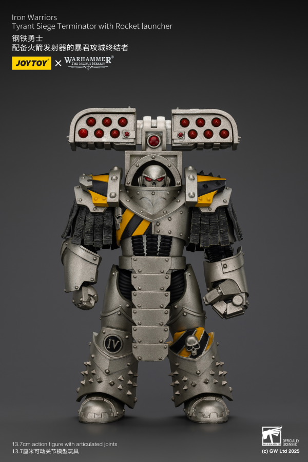 JOYTOY lron Warriors Tyrant Siege Terminator with Rocket launcher | 6927054401475