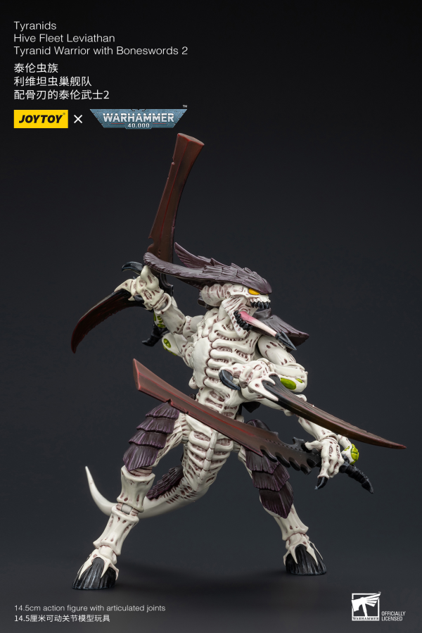 Joy Toy Tyranids Hive Fleet Leviathan Tyranid Warrior with Boneswords 2 | 6973130378766