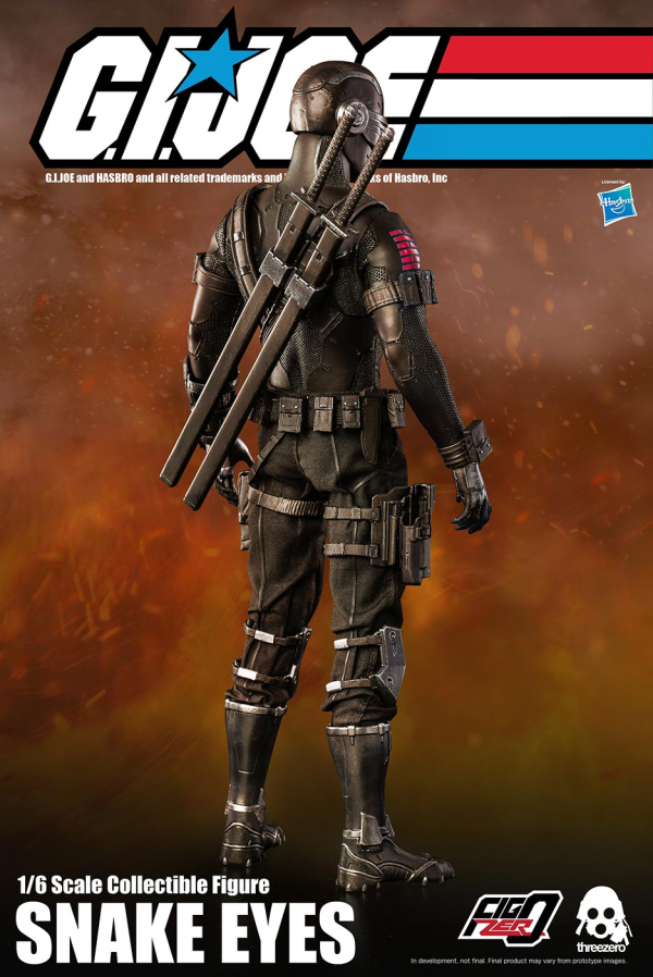 Three Zero G.I. Joe: A Real American Hero — 1/6 Snake Eyes | 4897056203327