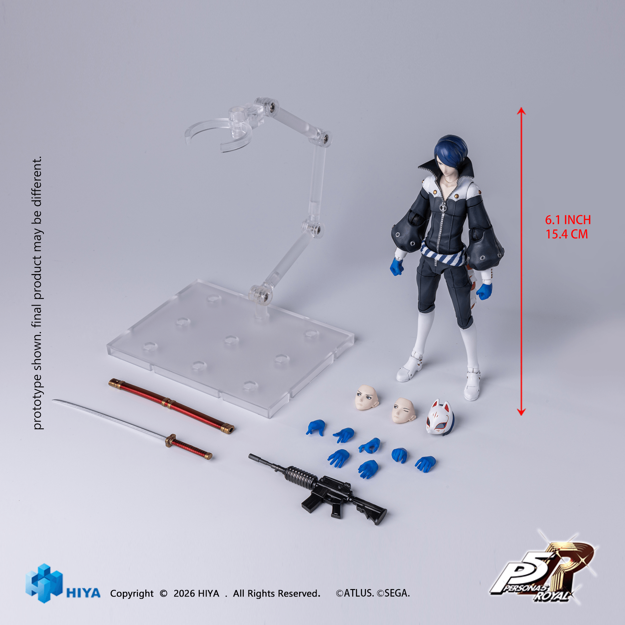 1/12 Scale 6.1 Inch Persona 5 Royal Fox Action Figure
