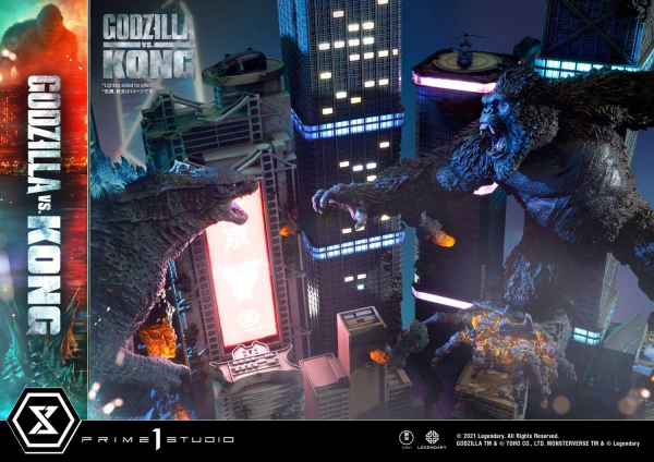 Prime 1 Studio Ultimate Diorama Masterline Godzilla vs Kong (Film) Godzilla VS Kong Final Battle(4580708032993)(4580708032993)