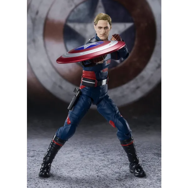 BANDAI Spirits Captain America (John F. Walker ) (The Falcon and the Winter Soldier) , Bandai Spirits S.H.Figuarts(4573102608758)(4573102608758)