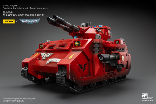 JOYTOY Blood Angels Predator Annihilator with Twin Lascannons | 6927054401499
