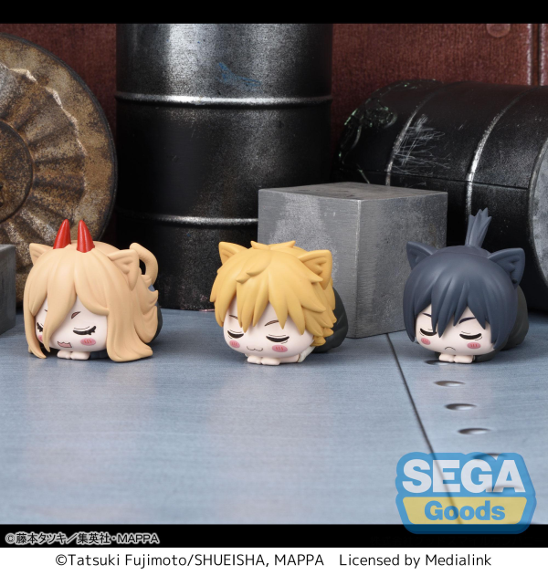 SEGA Ohiruneko Chainsaw Man Mini Figure Denji & Power & Aki Hayakawa (EX) (Pack of 14: 5 Denji, 5 Power, 4 Aki) | 4580779527671