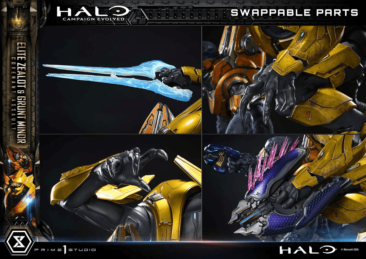 Ultimate Premium Masterline Halo: Campaign Evolved Elite Zealot & Grunt Minor: Covenant Assault