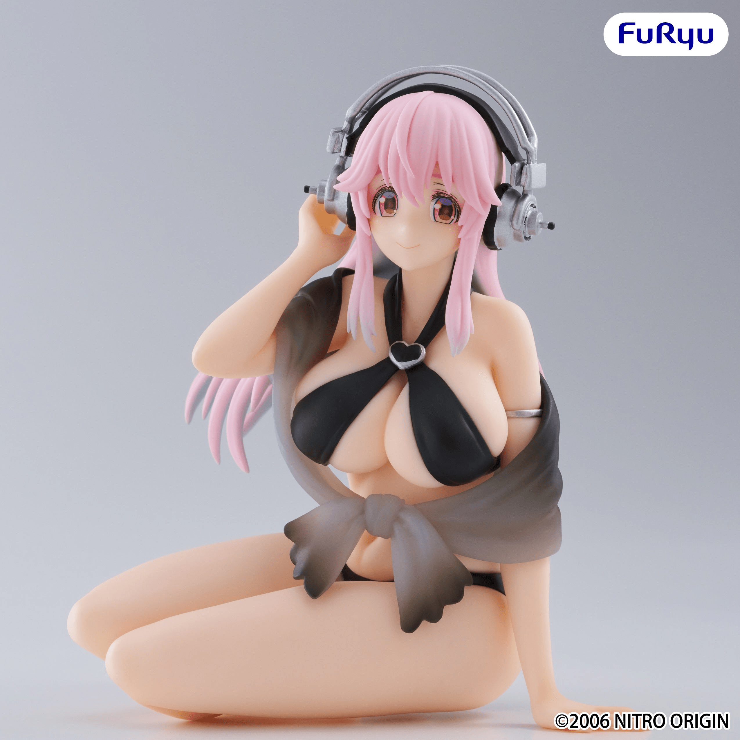 SUPER SONICO Noodle Stopper Figure -Swimsuit Black Color ver.- | 4571623513049
