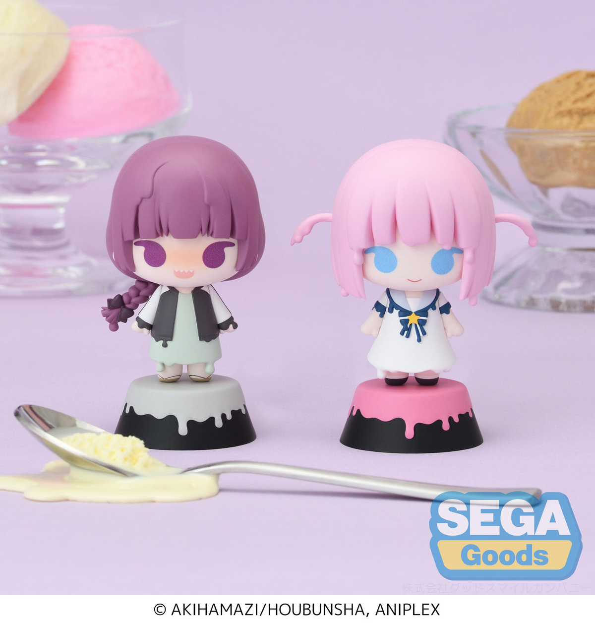 SEGA Tiny Melties Anime "BOCCHI THE ROCK" Mini Figure Vol.4 (EX) [Pack of 2: 1 Kikuri, 1 Futari] (Box of 2)