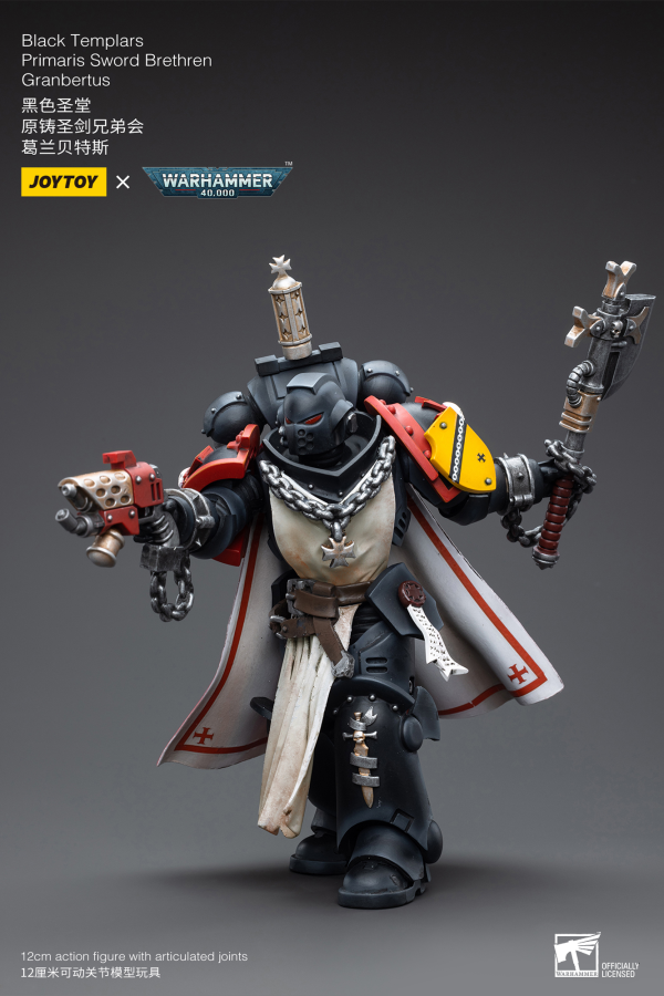 Joy Toy Black Templars Primaris Sword Brethren Granbertus(6973130373839)(6973130373839)