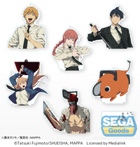 SEGA Chainsaw Man Big Clear Keychain With Stand (EX) | 4580779510987