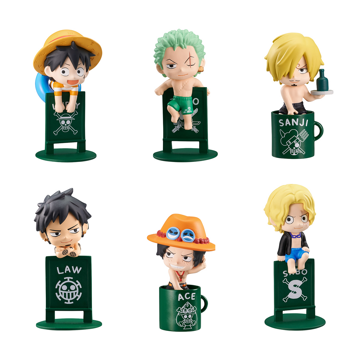 MegaHouse Ochatomo series ONE PIECE Pirates Vacance (Repeat)