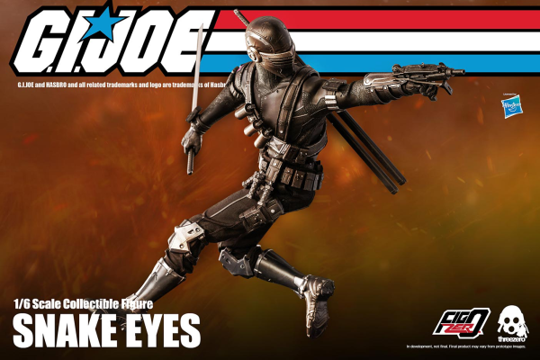 Three Zero G.I. Joe: A Real American Hero — 1/6 Snake Eyes | 4897056203327