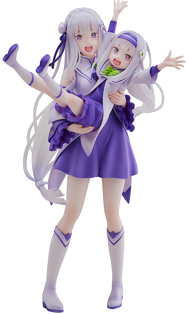 SEGA Re:ZERO -Starting Life in Another World- Figure Emilia & Childhood Emilia(4580779515067)(4580779515067)