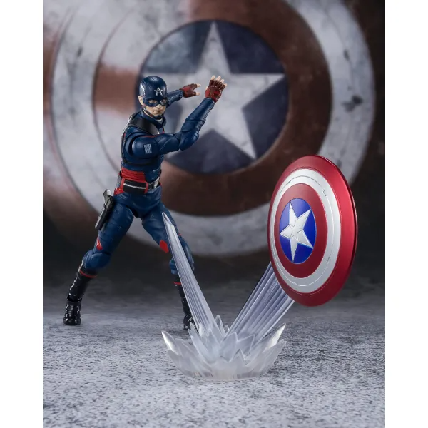 BANDAI Spirits Captain America (John F. Walker ) (The Falcon and the Winter Soldier) , Bandai Spirits S.H.Figuarts(4573102608758)(4573102608758)