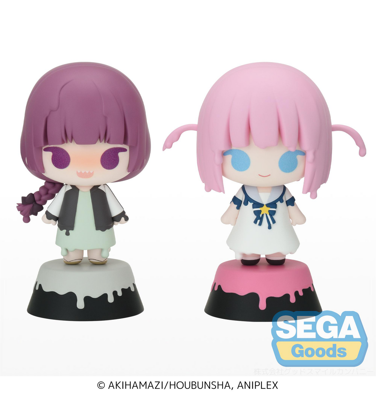 SEGA Tiny Melties Anime "BOCCHI THE ROCK" Mini Figure Vol.4 (EX) [Pack of 2: 1 Kikuri, 1 Futari] (Box of 2)