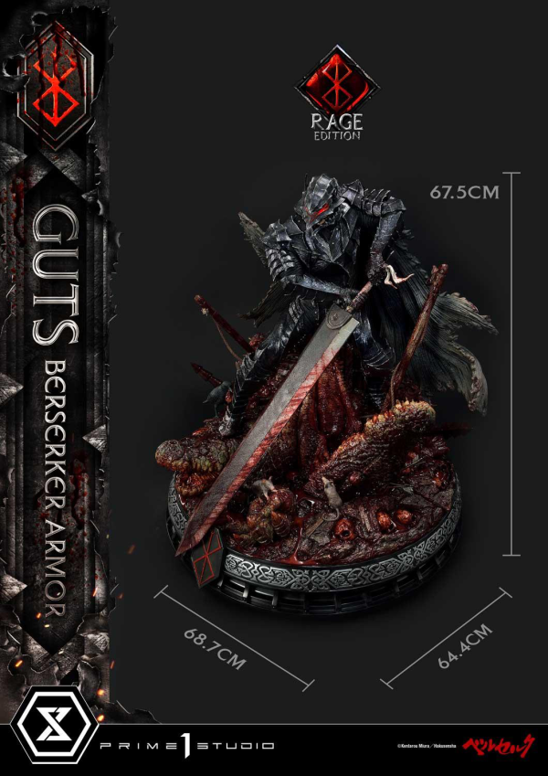 Prime 1 Studio Ultimate Premium Masterline Berserk Guts, Berserker Armor Rage Edition Deluxe Version(4582535948577)(4582535948577)