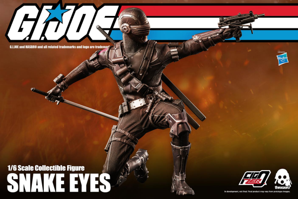Three Zero G.I. Joe: A Real American Hero — 1/6 Snake Eyes | 4897056203327