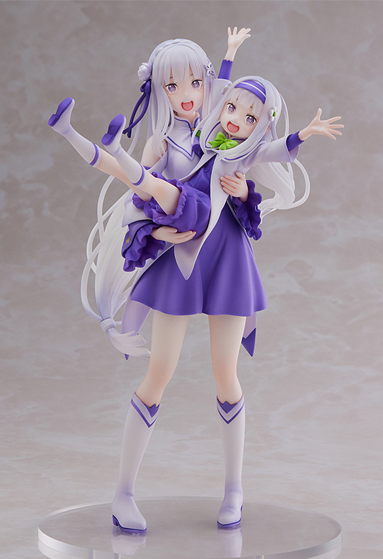 SEGA Re:ZERO -Starting Life in Another World- Figure Emilia & Childhood Emilia(4580779515067)(4580779515067)