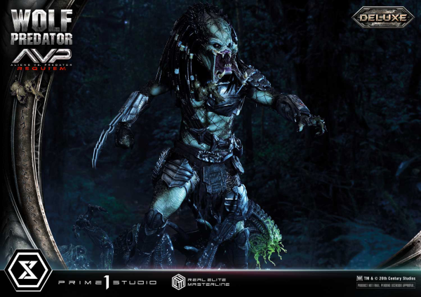 Prime 1 Studio Real Elite Masterline Aliens vs. Predator: Requiem Wolf Predator DX Bonus Version | 4582647121646
