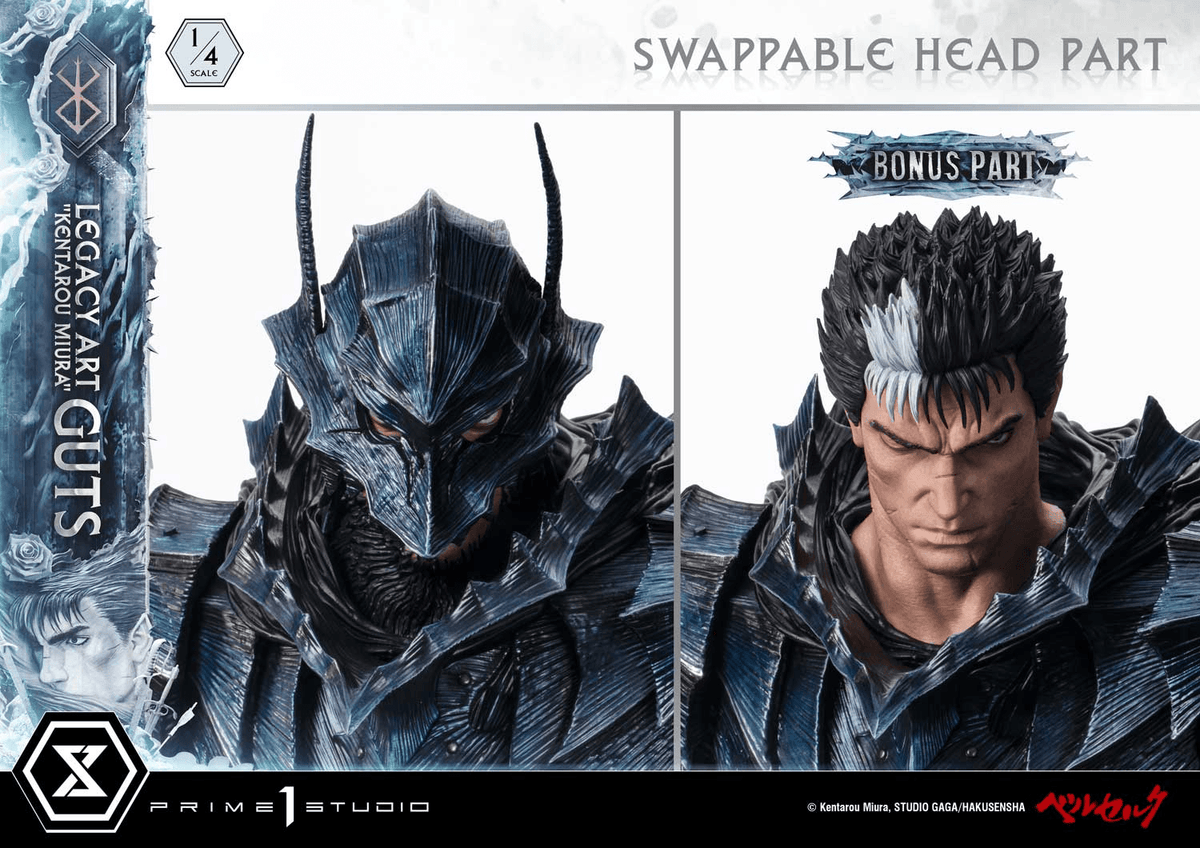 Legacy Art "Kentarou Miura" Berserk Guts 1/4 Scale Bonus Version
