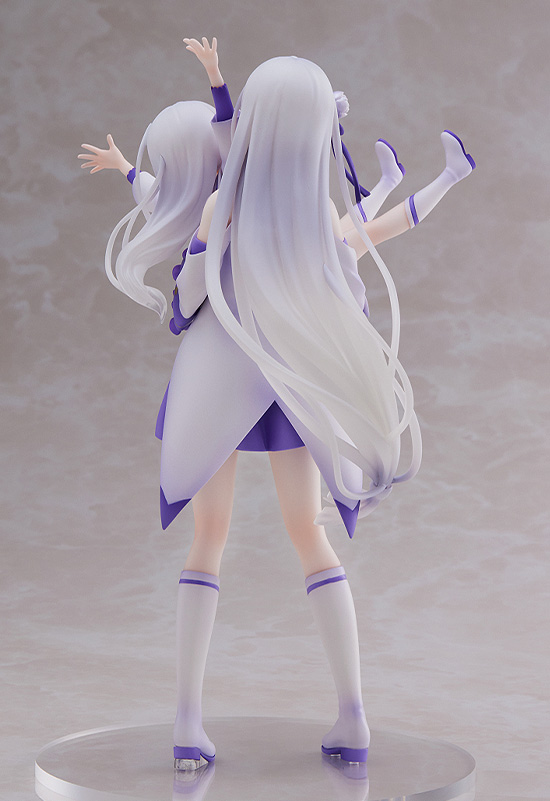 SEGA Re:ZERO -Starting Life in Another World- Figure Emilia & Childhood Emilia(4580779515067)(4580779515067)