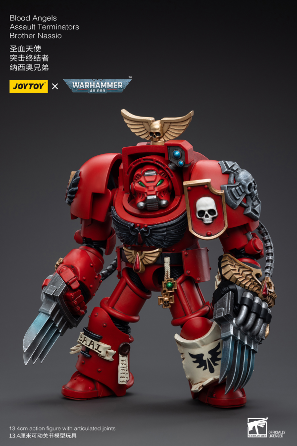Joy Toy Blood Angels Assault Terminators Brother Nassio(6973130375512)(6973130375512)