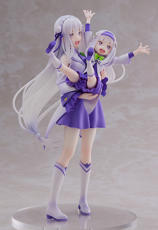 SEGA Re:ZERO -Starting Life in Another World- Figure Emilia & Childhood Emilia(4580779515067)(4580779515067)