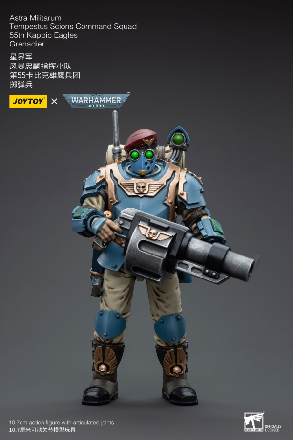 Joy Toy Astra Militarum Tempestus Scions Command Squad 55th Kappic Eagles Grenadier(6973130375161)(6973130375161)