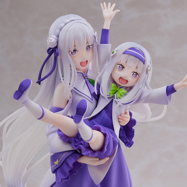 SEGA Re:ZERO -Starting Life in Another World- Figure Emilia & Childhood Emilia(4580779515067)(4580779515067)