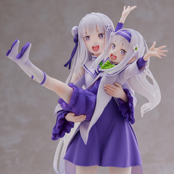SEGA Re:ZERO -Starting Life in Another World- Figure Emilia & Childhood Emilia(4580779515067)(4580779515067)