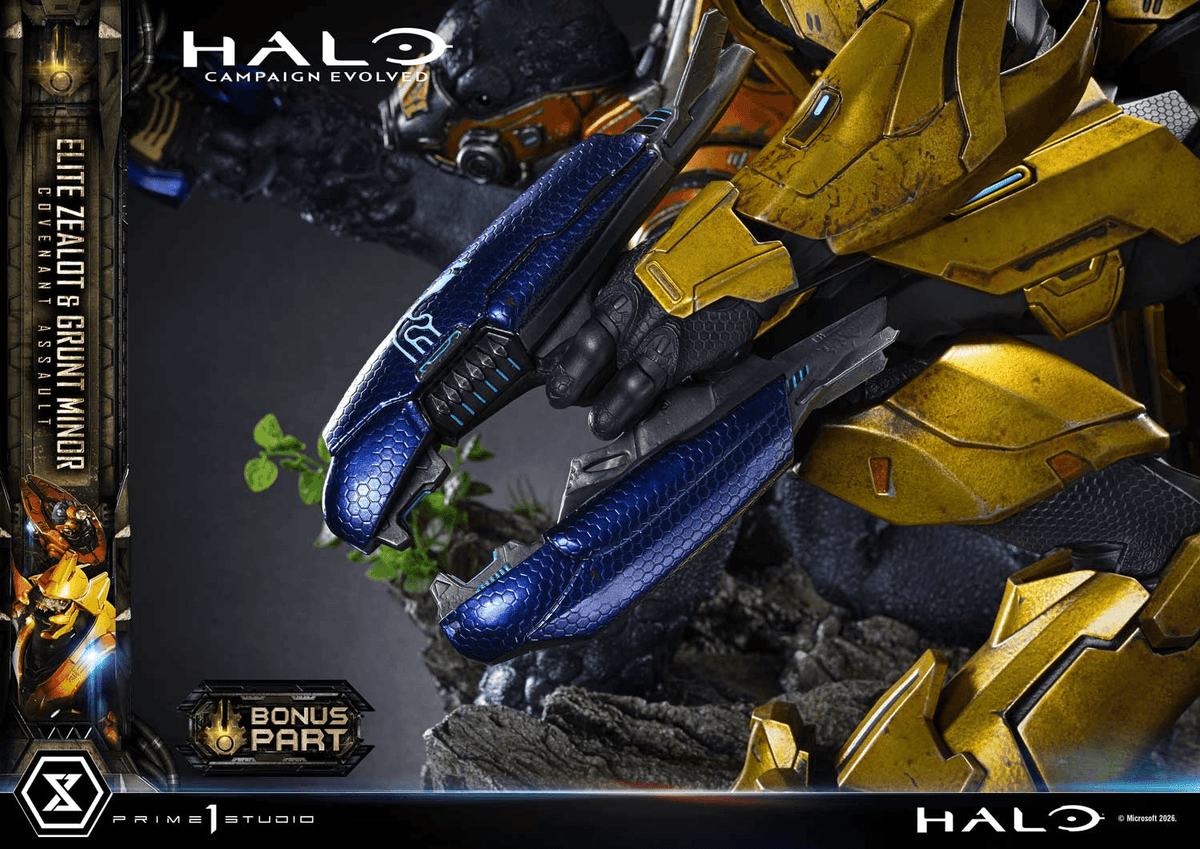 Ultimate Premium Masterline Halo: Campaign Evolved Elite Zealot & Grunt Minor: Covenant Assault Bonus Version