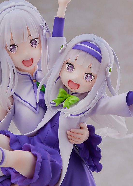 SEGA Re:ZERO -Starting Life in Another World- Figure Emilia & Childhood Emilia(4580779515067)(4580779515067)