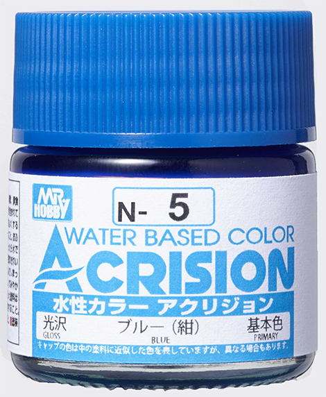 Mr Hobby Acrysion N18 - Steel (Metallic/Primary) | 4973028927139