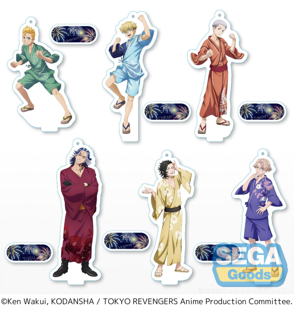 GoodSmile Company Tokyo Revengers Clear Key Chain with Stand It's a Summer Festival