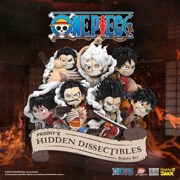 Mighty Jaxx Hidden Dissectibles: One Piece Series 6 (Luffy Gear’s)(631978818245)(631978818245)