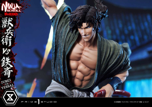 Prime 1 Studio Ultimate Premium Masterline Ninja Scroll Jube versus Tessai Deluxe Bonus Version(4582647120519)(4582647120519)