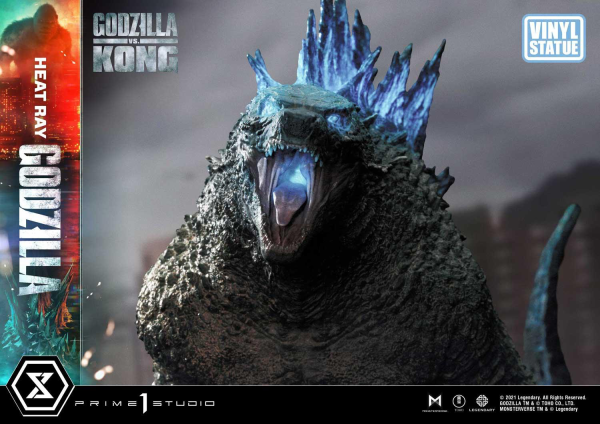 Prime 1 Studio Ultimate Diorama Masterline Godzilla vs Kong (Film) Heat Ray Godzilla Vinyl Statue(4580708037981)(4580708037981)