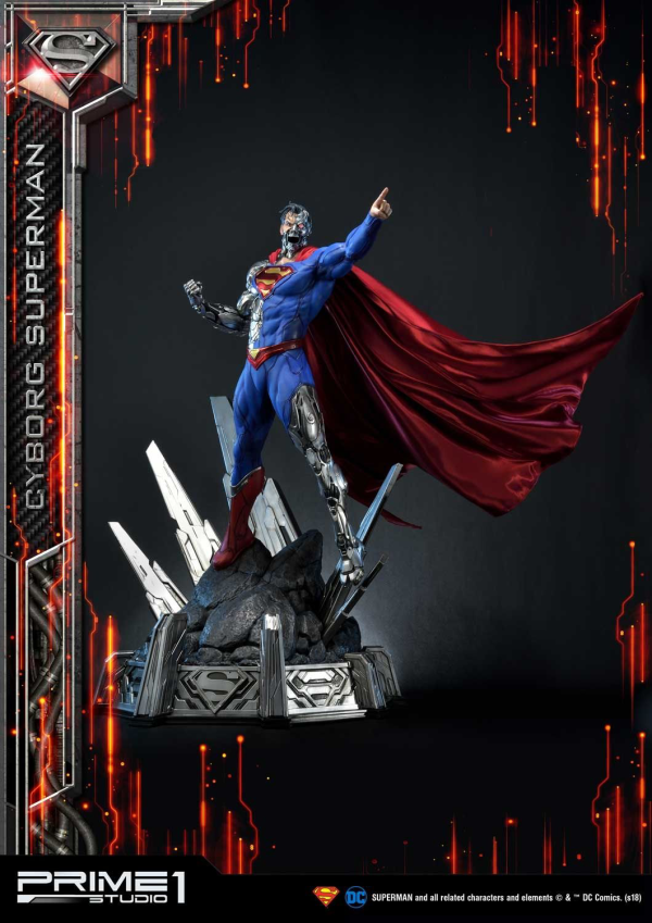 Prime 1 Studio Museum Masterline Superman (Comics) Cyborg Superman EX Version(4562471908019)(4562471908019)