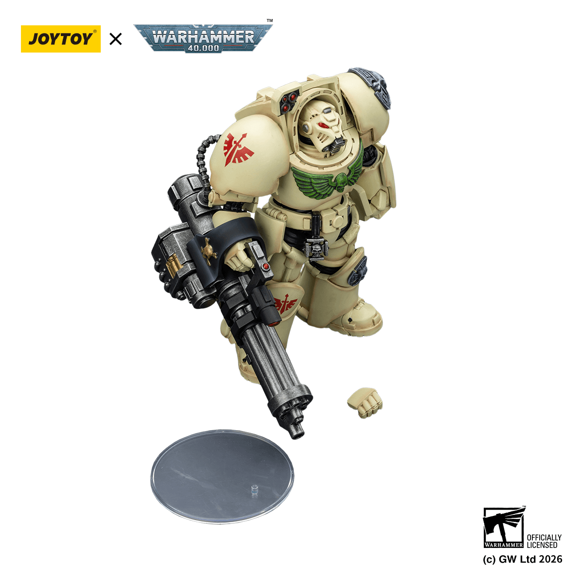 Dark Angels Deathwing Terminator 3 with Power Fist and Assault Cannon | 6927054403141