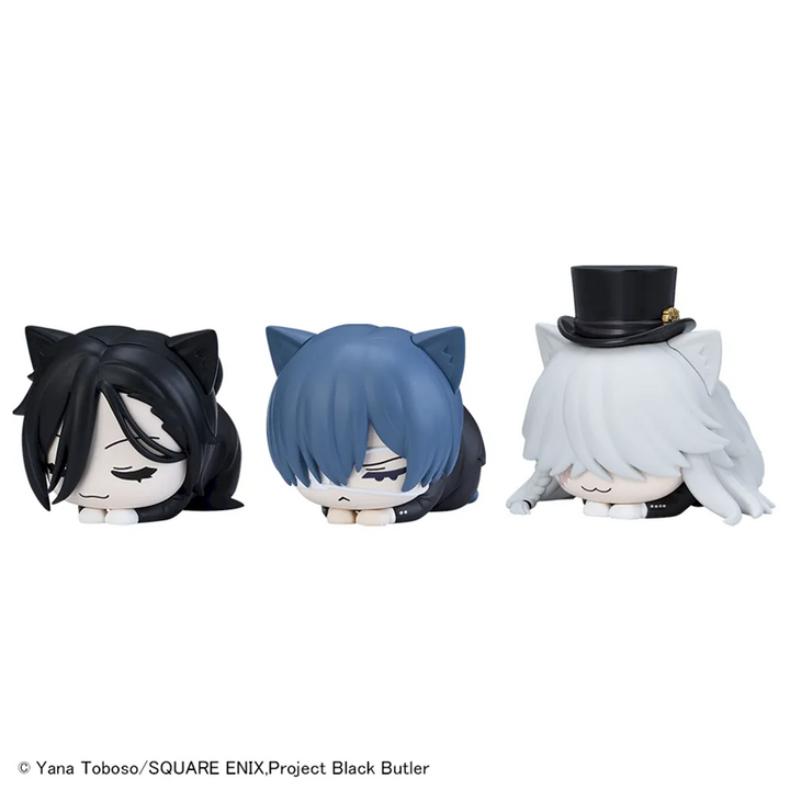 Ohiruneko Anime "Black Butler: Public School Arc" Mini Figure (EX) (Sebastian, Ciel & Undertaker)