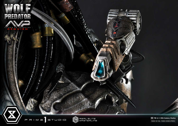 Prime 1 Studio Real Elite Masterline Aliens vs. Predator: Requiem Wolf Predator DX Bonus Version | 4582647121646