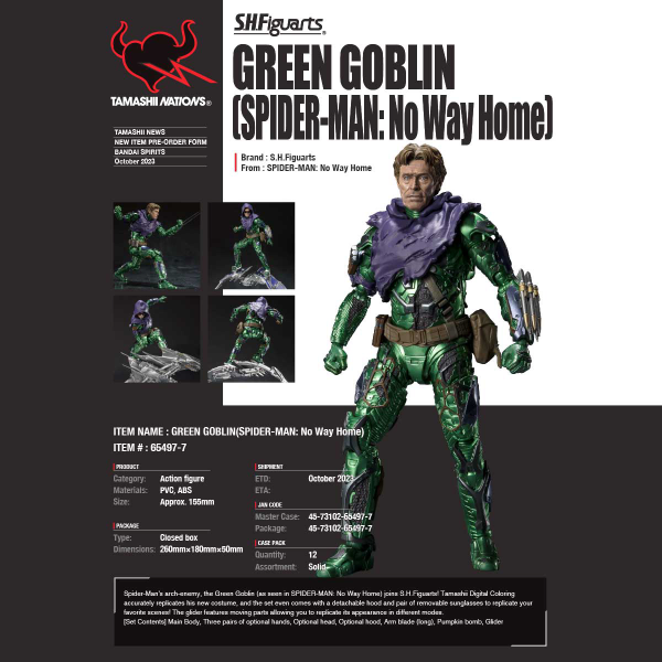 BANDAI Spirits Green Goblin (Spider-Man: No Way Home)(4573102654977)(4573102654977)