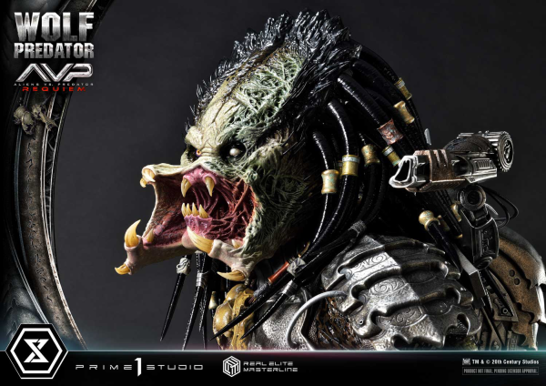 Prime 1 Studio Real Elite Masterline Aliens vs. Predator: Requiem Wolf Predator DX Bonus Version | 4582647121646