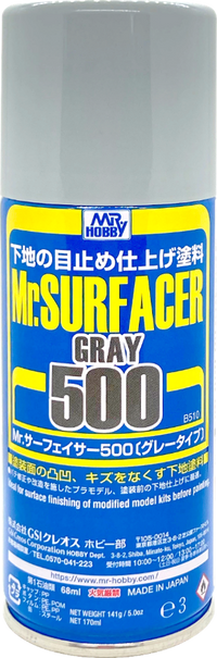 Mr Hobby Mr. SURFACER GRAY 500 | 4973028734461