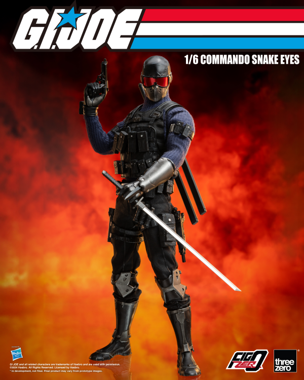 threezero G.I. Joe - FigZero 1/6 Commando Snake Eyes | 4895250811317
