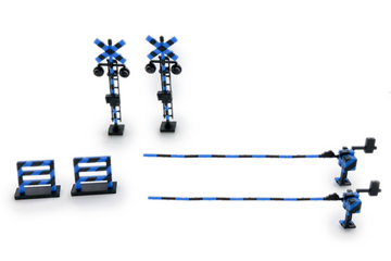 Railway Crossing（Blue×Black)