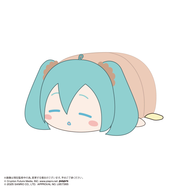 MAX LIMITED MIKU×SANRIO POTE KORO MASCOT Ｍsize3 C(4571617074310)